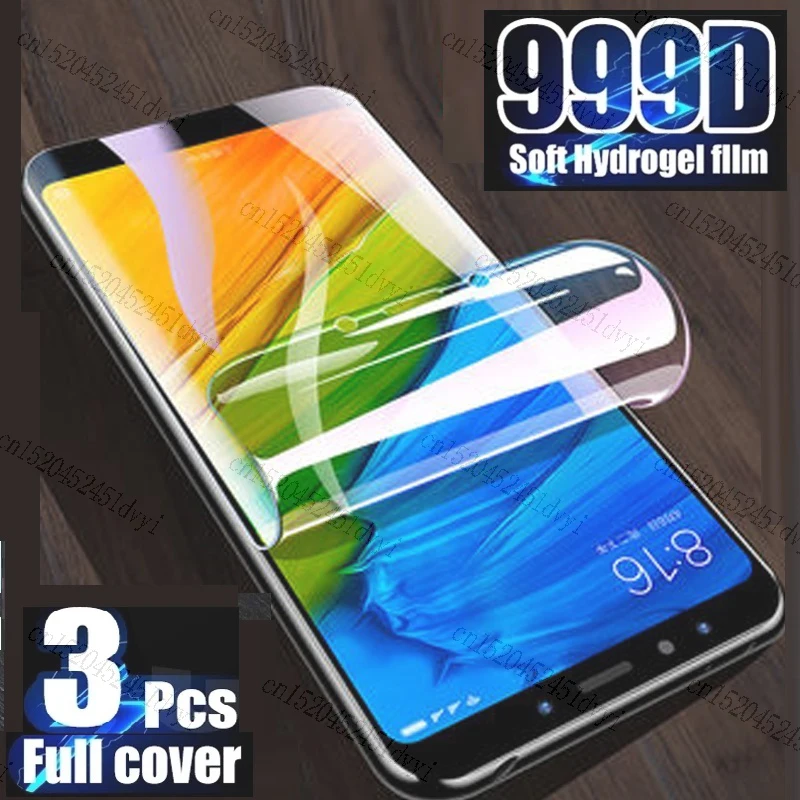 Гидрогелевая пленка для Xiaomi Redmi Note 4/5/6 Pro/4X/5A, Защитная пленка для экрана Redmi 5 Plus/6/K30 Pro/6A/5A/4A/Go/S2/K20, пленка HD, 3 шт.