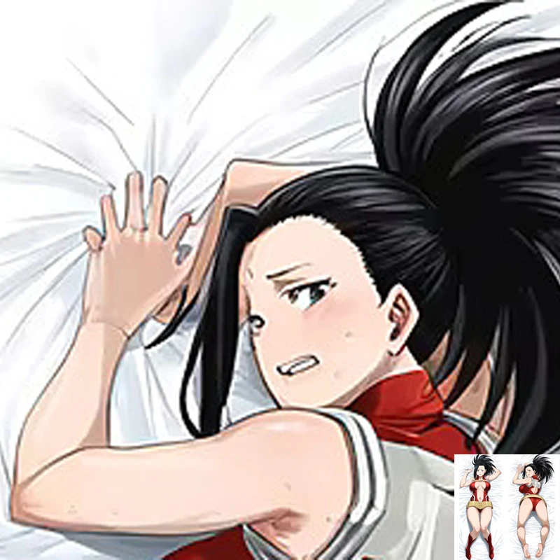 

Anime Dakimakura Pillow Case Fate Sexy and Busty Momo Yaoyorozu Double-Sided Halloween Decoration