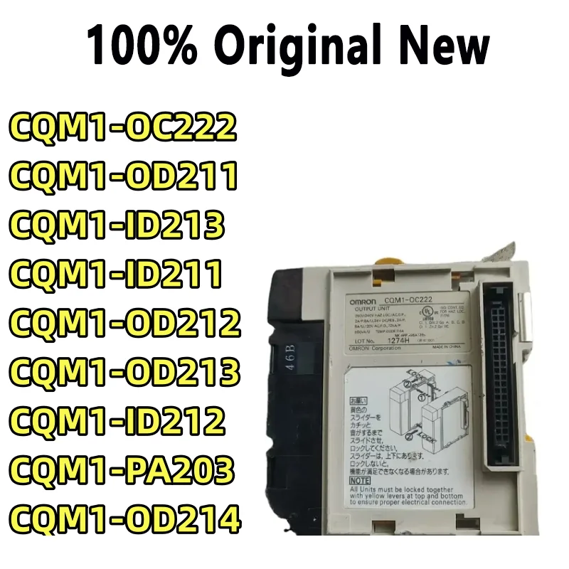 100% Tested Cqm1-oc222 Cqm1-od211 Cqm1-id213 Cqm1-id211 Cqm1-od212 Cqm1-od213 Cqm1-id212 Cqm1-pa203 Cqm1-od214 New Plc