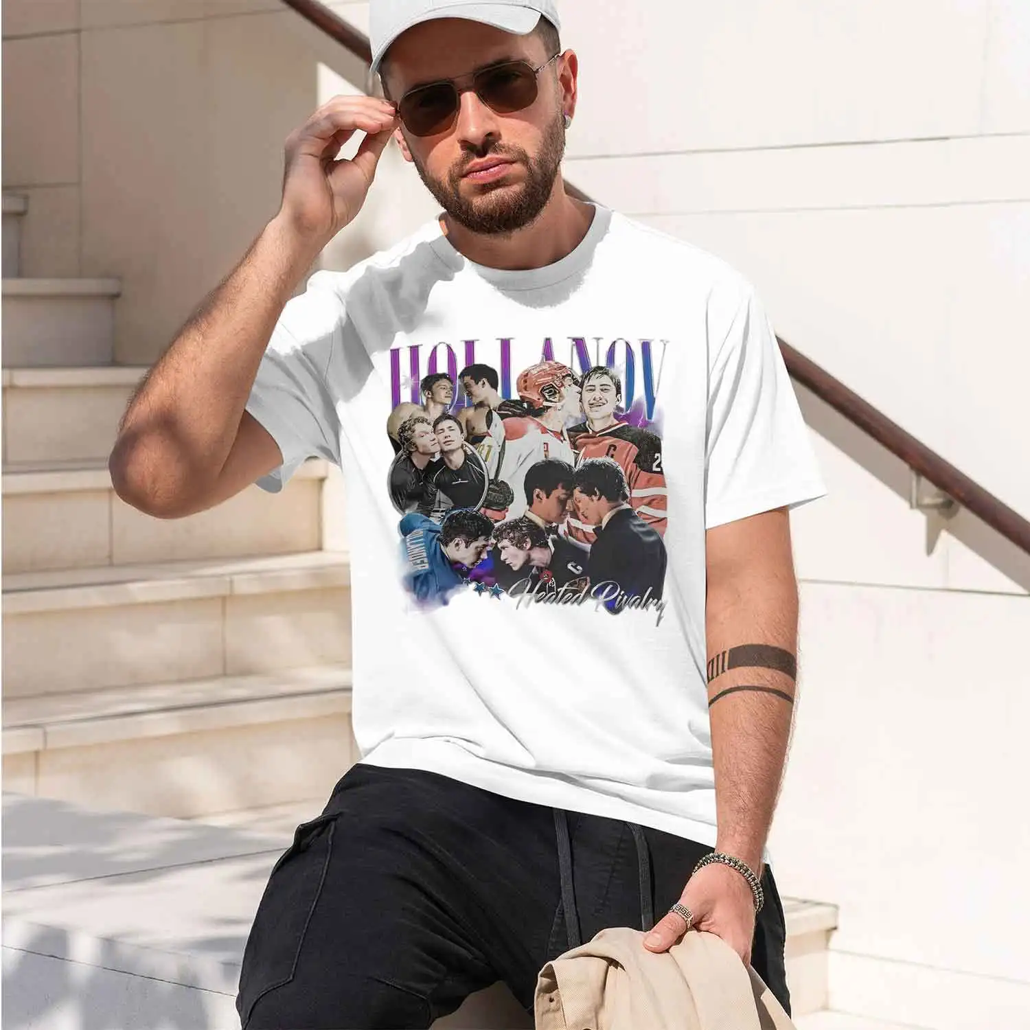 Hollanovs Heated Rivalry Rivals Intense On e Beyond: Story Womens clothing men's crew neck t-shirt 2026 New Model Men’s Short-sl