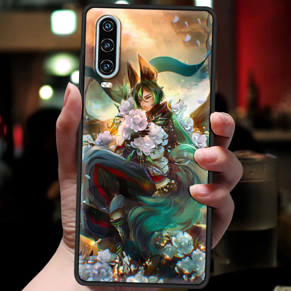 Genshin Auswirkungen Anime Telefon Fall Für Huawei P30 P40 Lite E P50 P20 Pro Y9 Y7 Y6 2019 P Smart 2021 Z Y6p Y7a Y9s Abdeckung Silikon