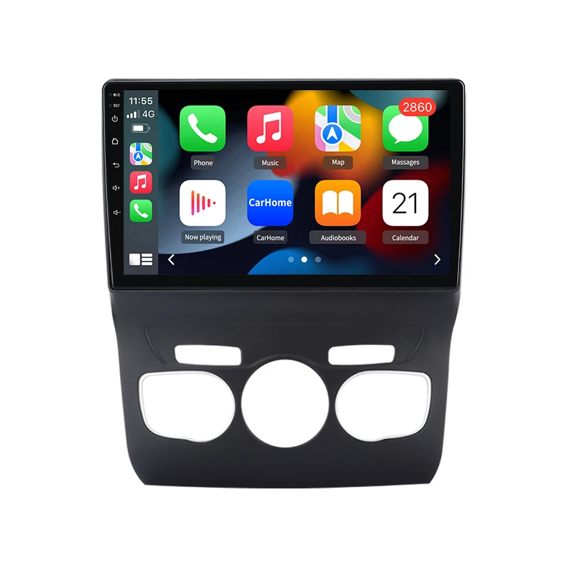 Junsun Android Auto Auto Radio Für Citroen C4 2 B7 2013 2014 2015 2016 Multimedia Drahtlose CarPlay SWC GPS Navi RDS DSP FM