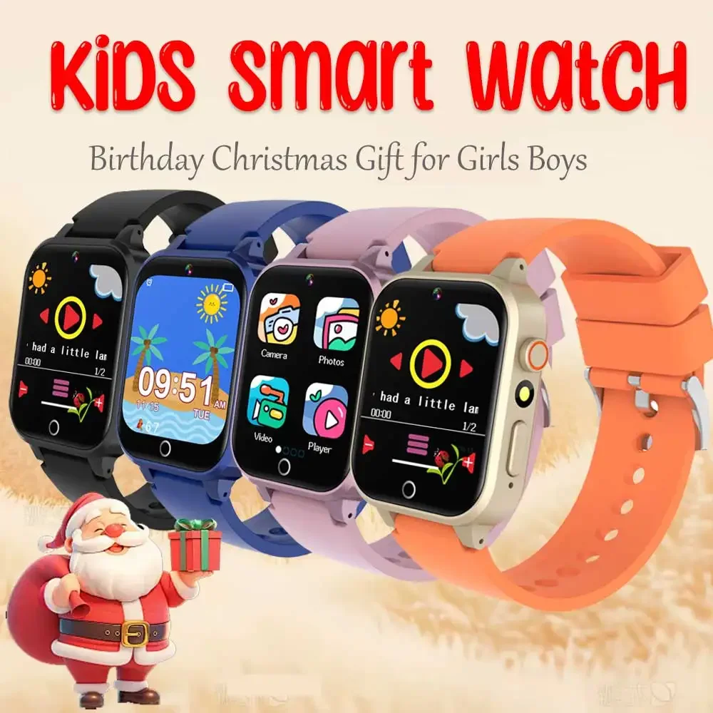 

Children's smart watch early childhood education audiobooks HD touch screen camera music photo game USB charging birthday gift