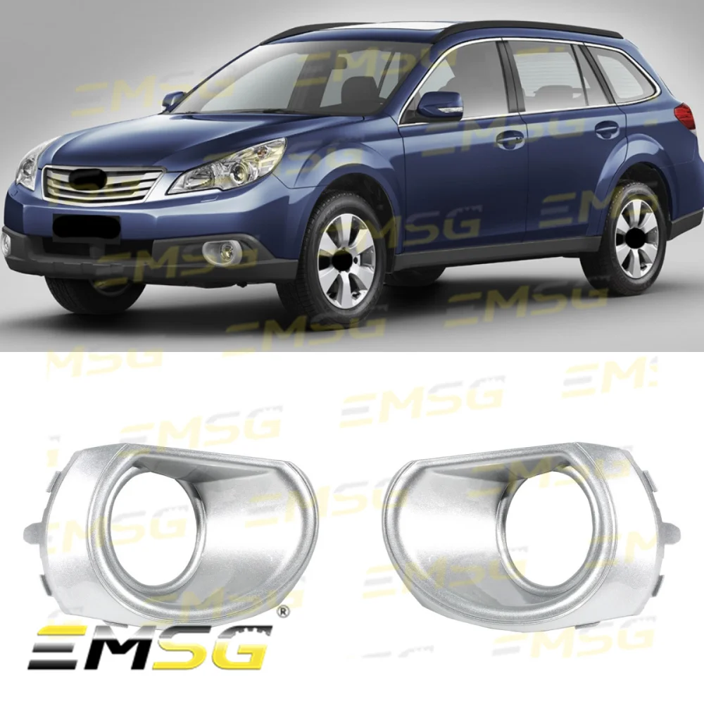 Fog Lamp Grille Cover For Subaru Outback 2010 2011 2012 2013 2014 Car Accessories Front Bumper Light Bezel 57731AJ490 57731AJ480