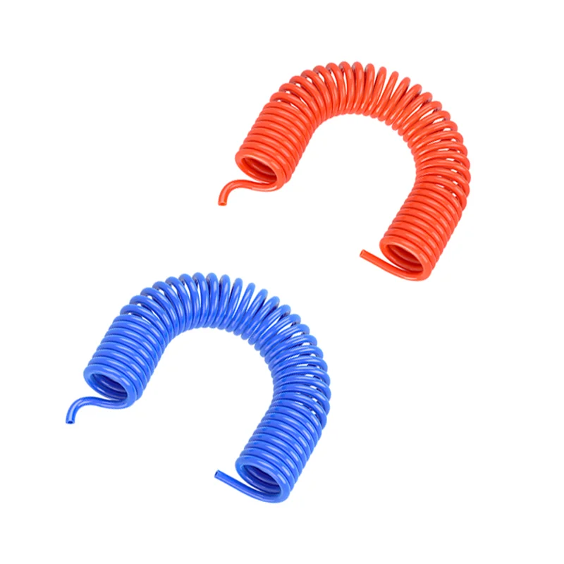 Compressor Air Tools 3M 6M 9M 12M High Pressure PU Tubing Gas Spring Pneumatic Spiral Tubing EU Quick Coupling Pipe EU/JP Type