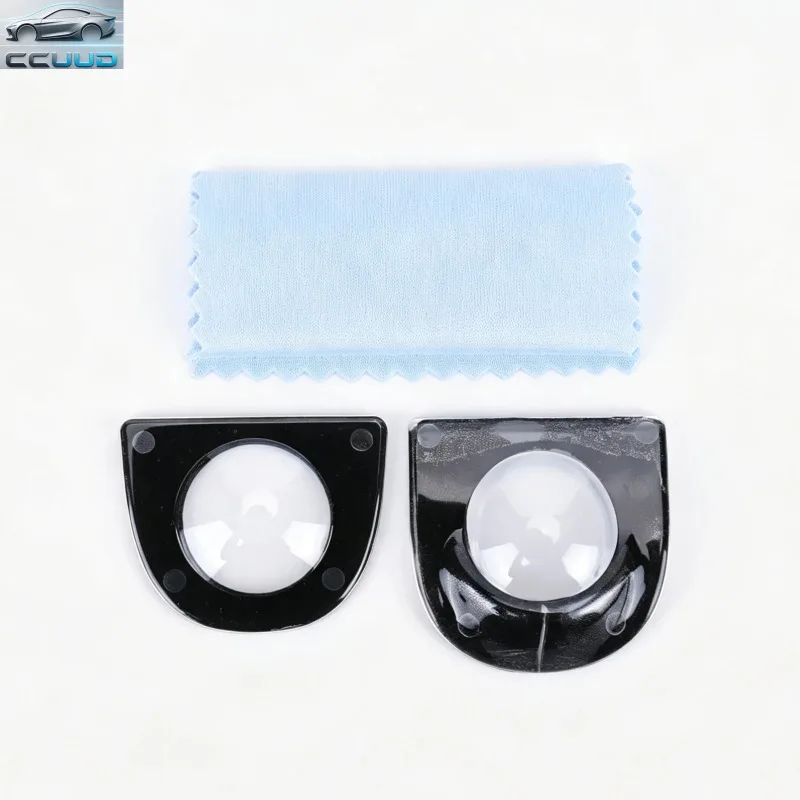 2PCS Camera Lens Safety Guard For Tesla Model Y Juniper/Model YL Anti-Scratch Protection Lenses Protector Cover PC Dust Covers