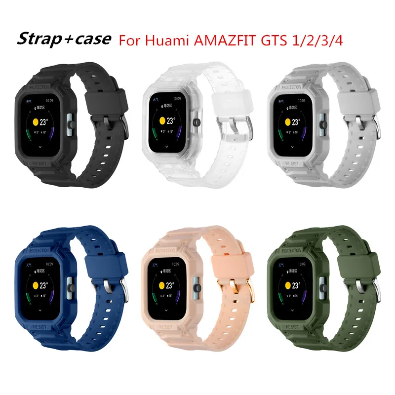 Soft Watchband For Huami AMAZFIT GTS 1/2/3/4 SmartWatch Wristband Sport Silicone Belt Bracelet Watchbands Correa