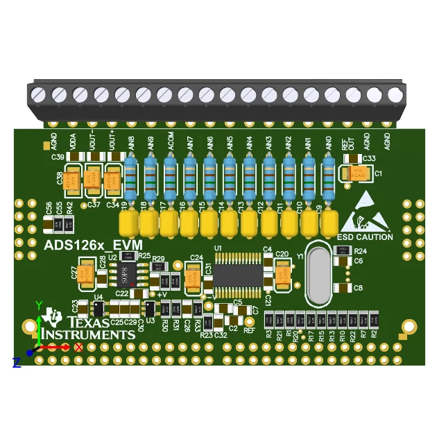 ADS1263 32Bit High-precision ADC Module ADS1262 Thermocouple Strain Gauge PT100 RTD