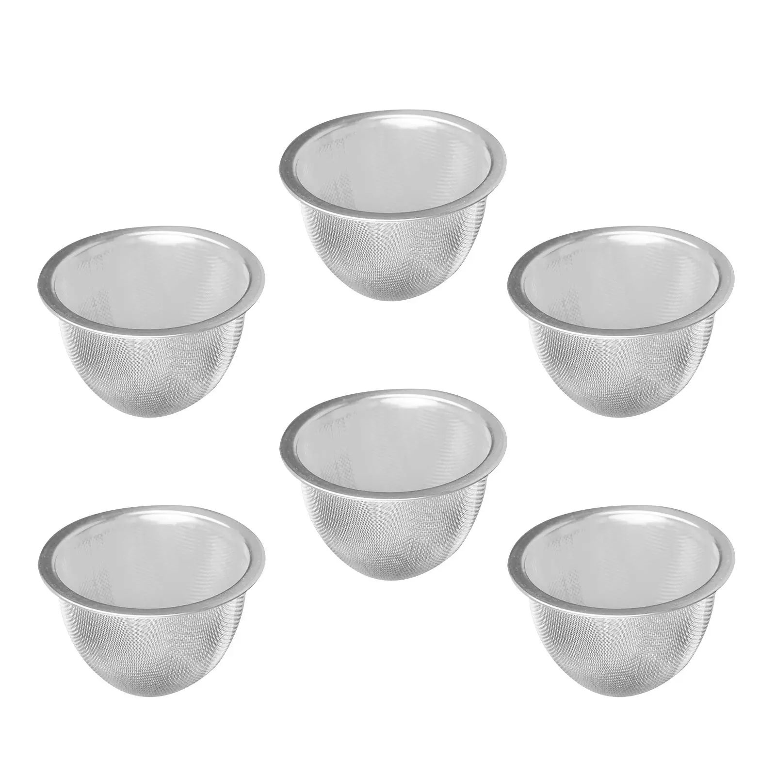 6 Pieces Tea Infuser Mesh Strainers Gift Tea Filters for Kitchen Juice Soup
