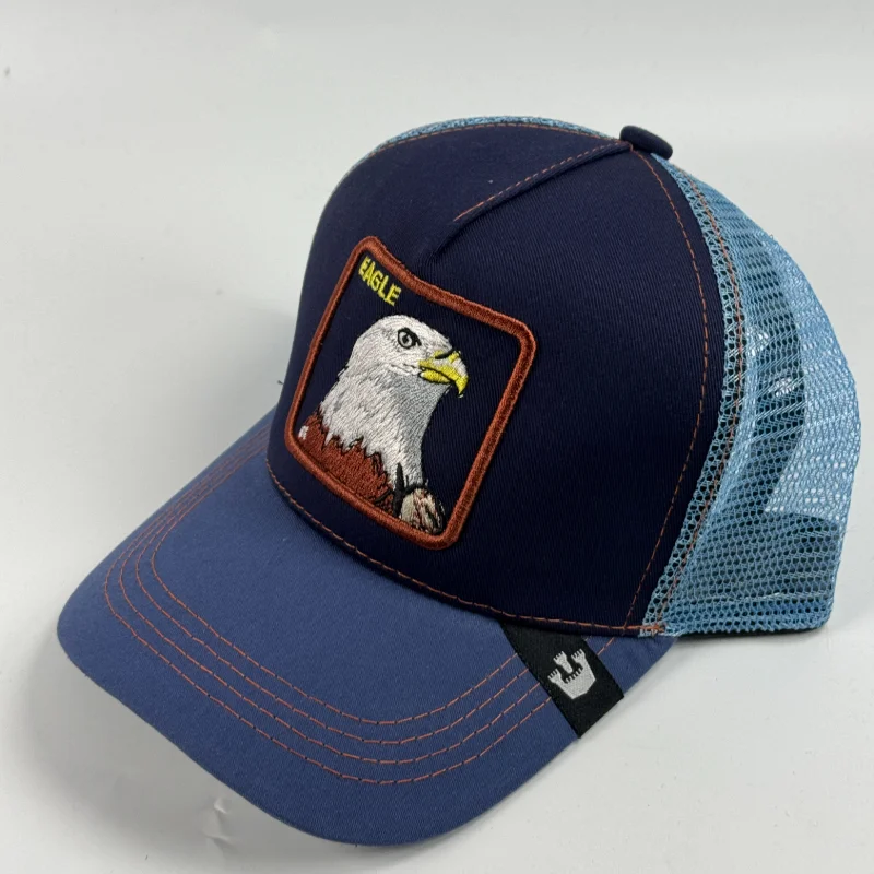 

Goorin Bros The Original Trucker The Frog, Eagle Head, Crocodile Mens Winter Caps Soft Cap Baseball Cap Animals Black Hat Caps