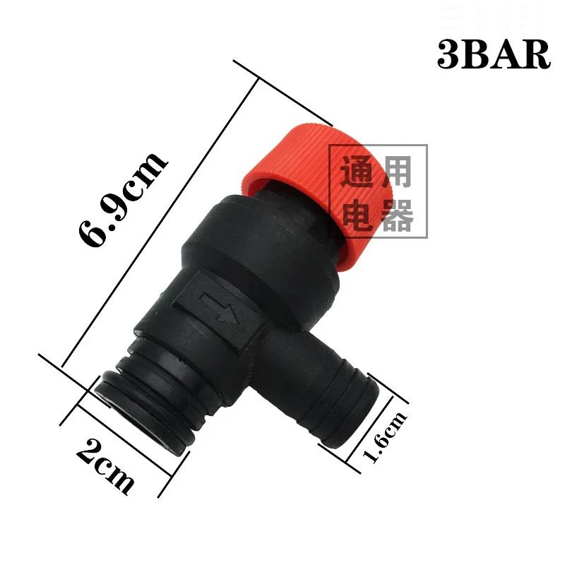 ressure relief valve 3BAR quick connect wall mounted boiler safety valve plastic pressure relief valve