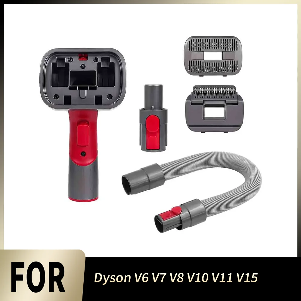 2-in-1 Tierpflege-Hundehaar-Vakuumbürsten-Set für Dyson V6 V7 V8 V10 V11 V15 Fellentfernungswerkzeug Ersatzteile