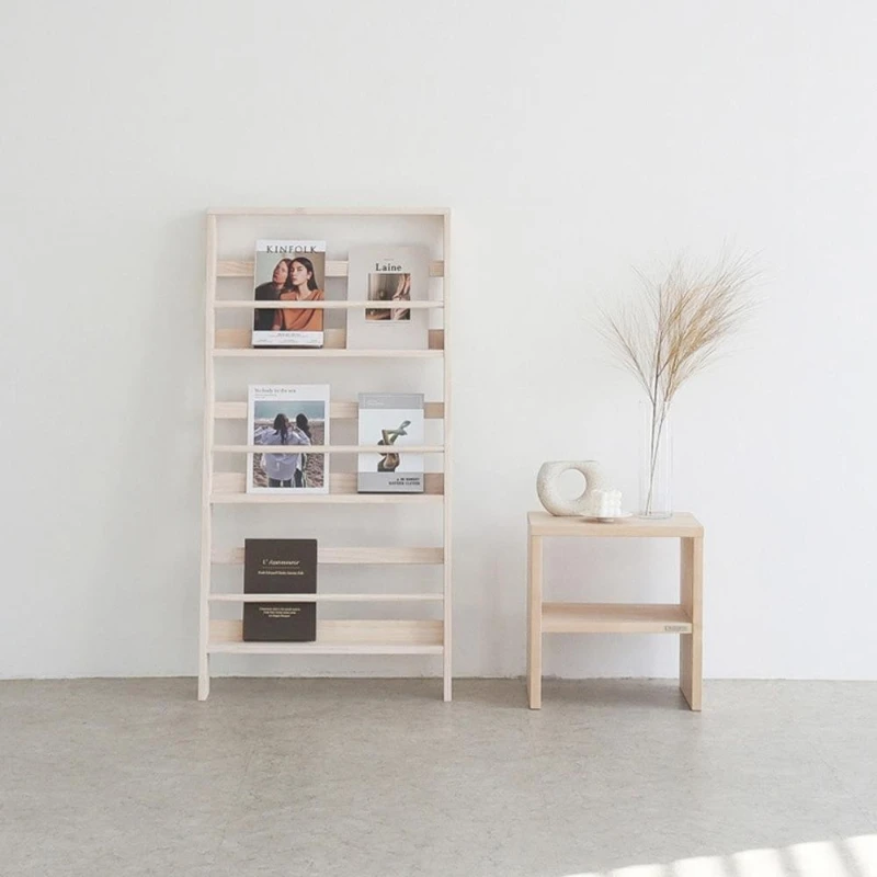 خزانة عرض رفوف المجلات أثاث غرفة المعيشة رف زاوية رفوف المجلات أثاث المكاتب الخشبيСДВКВРРÑАМСНН #2