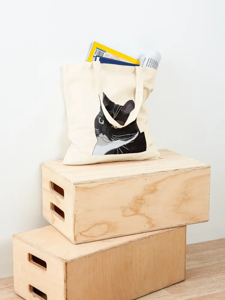 الحكم كيتي القط حمل حقيبة سوبر ماركت حقيبة قابلة للطي امرأة المتسوق حقيبة قماش التسوق قماش للنساء