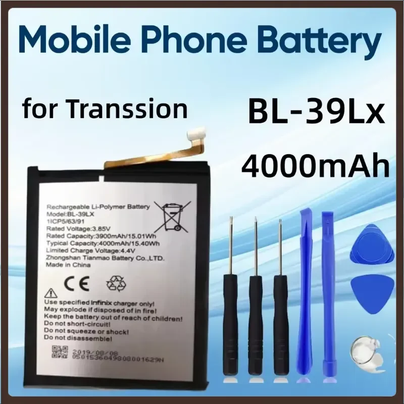 BL-39LX 4000MAH New for Transsion Infinix HOT S3 Hot 6 Mobile Phone Battery BL-39Lx Battery
