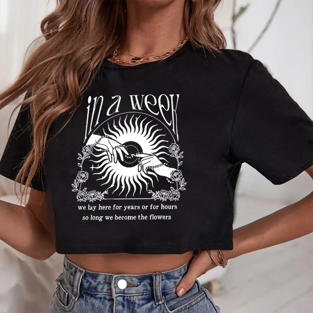 

Hozier in A Week Cropped T-Shirt Hozier Music Shirt Gift for Hozier Fan O-Neck Crop Tops