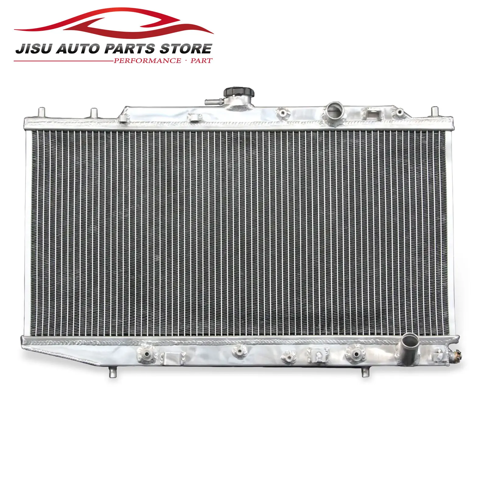 

2 ROW Aluminum Radiator For Honda Civic CX DX EX LX RT CRX Base HF 1988-1991 1.5L L4 AT