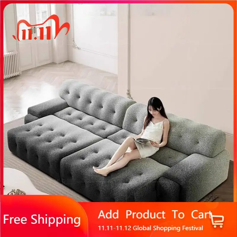 تصميم رمادي كرسي أريكة كرسي كهربائي الحد الأدنى المتضخم كرسي أريكة غرفة المعيشة Woonkamerbanken أثاث المنزل