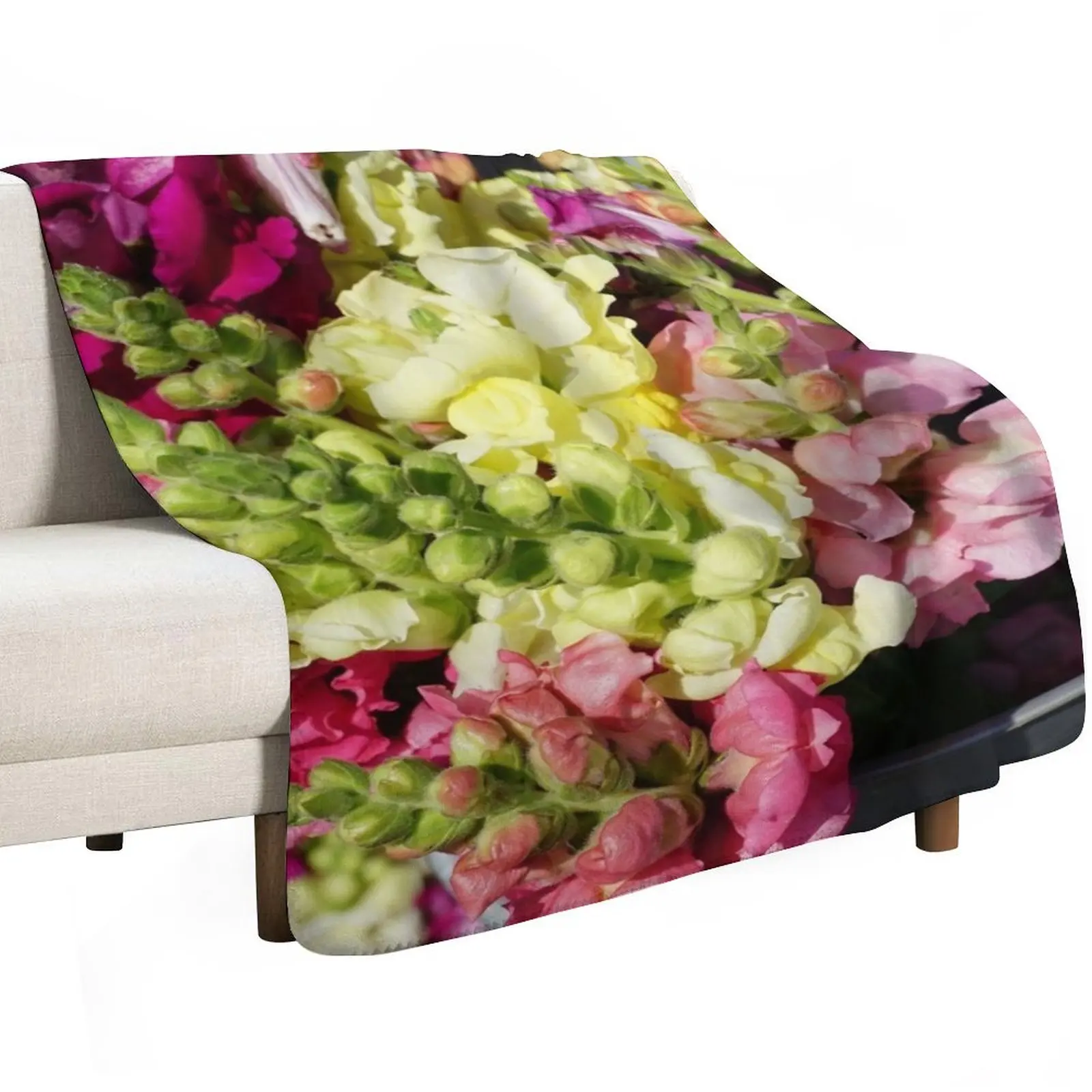 Snapdragons flowers Throw Blanket Winter beds Beach Large Decorative Beds Sleeping Bag christmas decoration Blankets