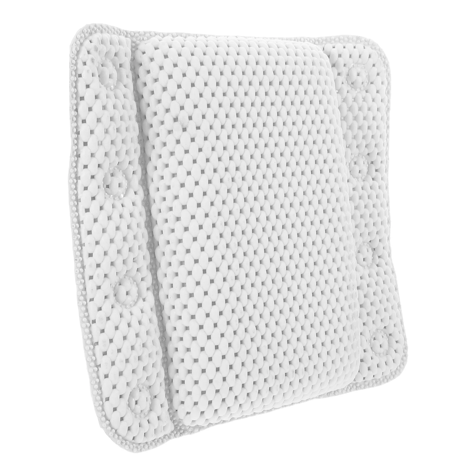 

Bathtub Pillow Headrest Ergonomic Design Soft PVC Sponge Bath Cushion Non Slip Suction Cups for Neck and Back Support Relaxing