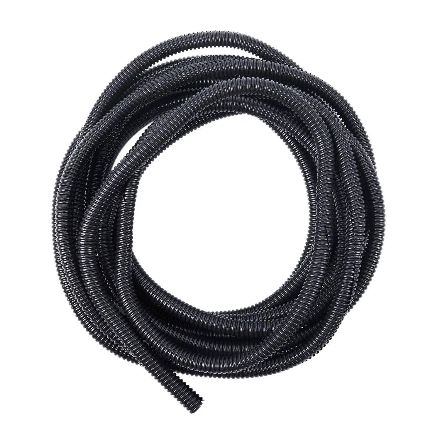 20 Ft Split Wire Loom Conduit Polyethylene Tubing Black Color Sleeve Tube 10mm?inner?diameter