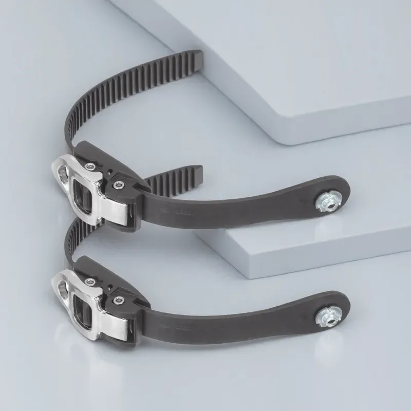 

2 Pcs Ice Skates Replace Straps Boot Adjustable Inline Roller Black Fixing Buckle Skating Shoes