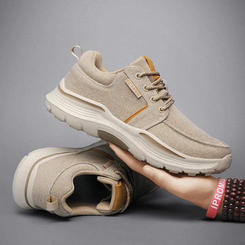 

Мужская обувь, весенняя трендовая непромокаемая удобная повседневная обувь, лоферы, уличная нескользящая прогулочная обувь, рабочая обувь, кроссовки, большие размеры 48