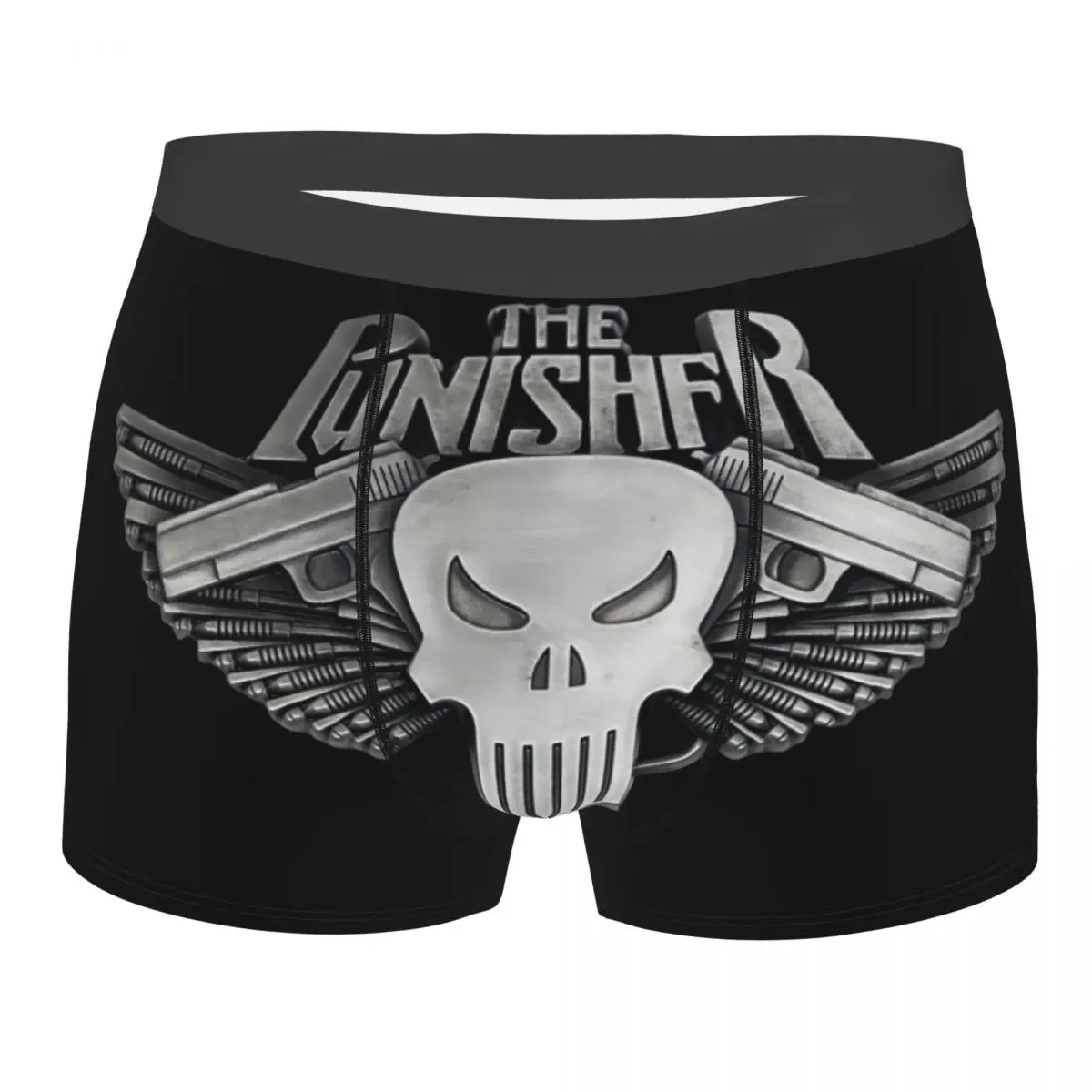 

Custom Male Funny Punisher Skeleton Skull Underwear Boxer Briefs Soft Shorts Panties Underpants