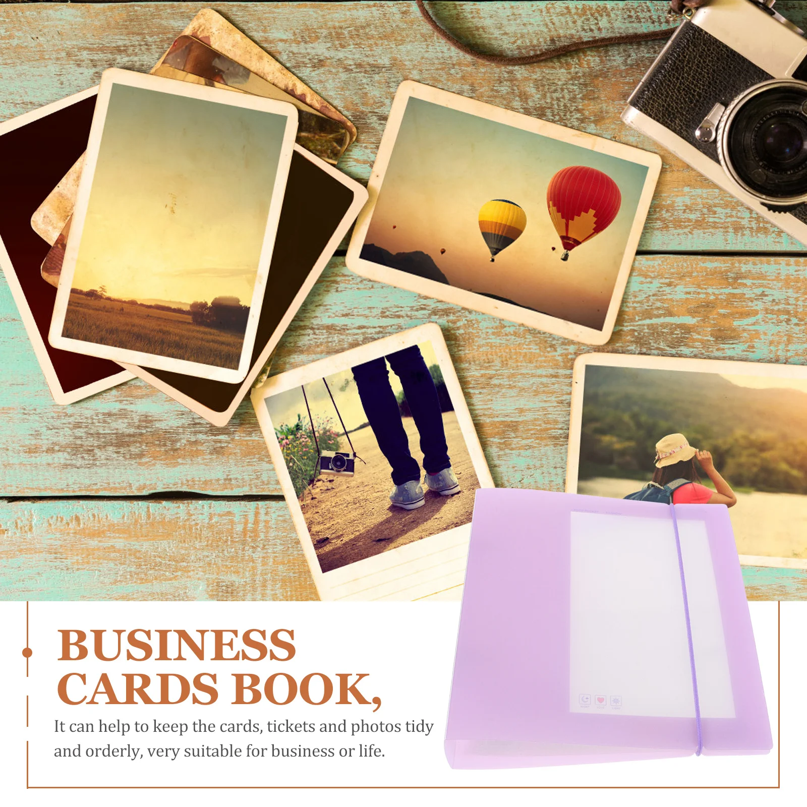 ألبوم صور إبداعي سجل القصاصات DIY حامل بطاقة بريدية ذكريات عيد ميلاد الزفاف منظم بطاقة التداول الموثق بطاقات الأعمال كتاب #6