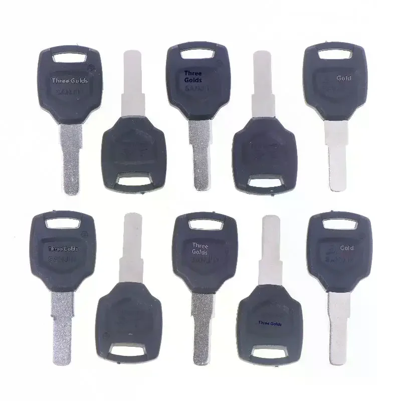2/10Pcs/Set Motorcycle Top Box Case Luggage Trunk Storage Toolbox Hardware Accessories Key Embryo Uncut Rough Keys Blanks