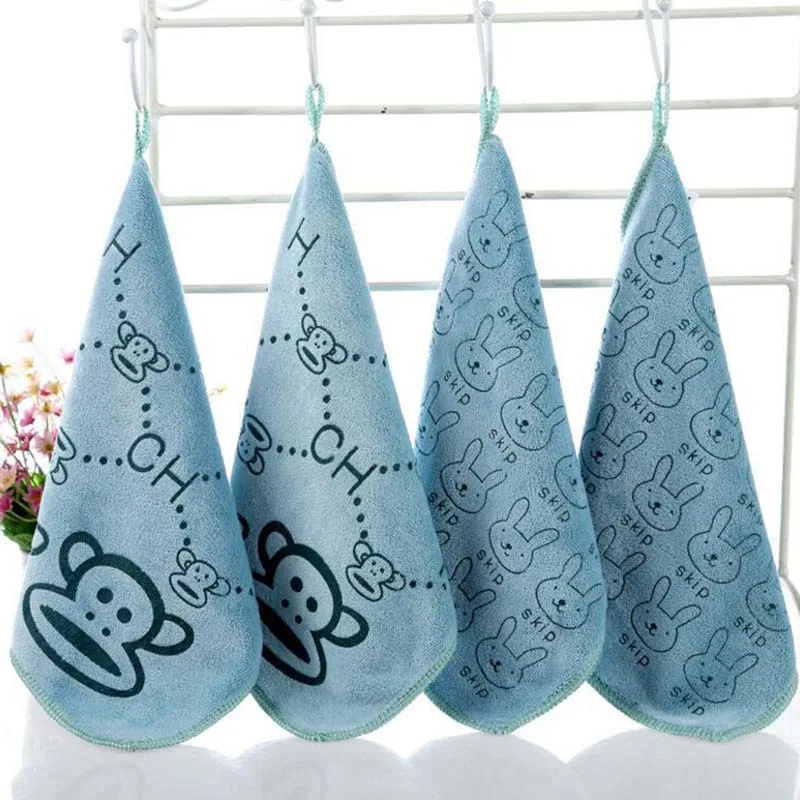 1Pcs Thickening Cartoon Cleaning Towel Cloth Microfiber Car Wash Waxing Polishing Drying Detailing Kitchen Housework Tools
