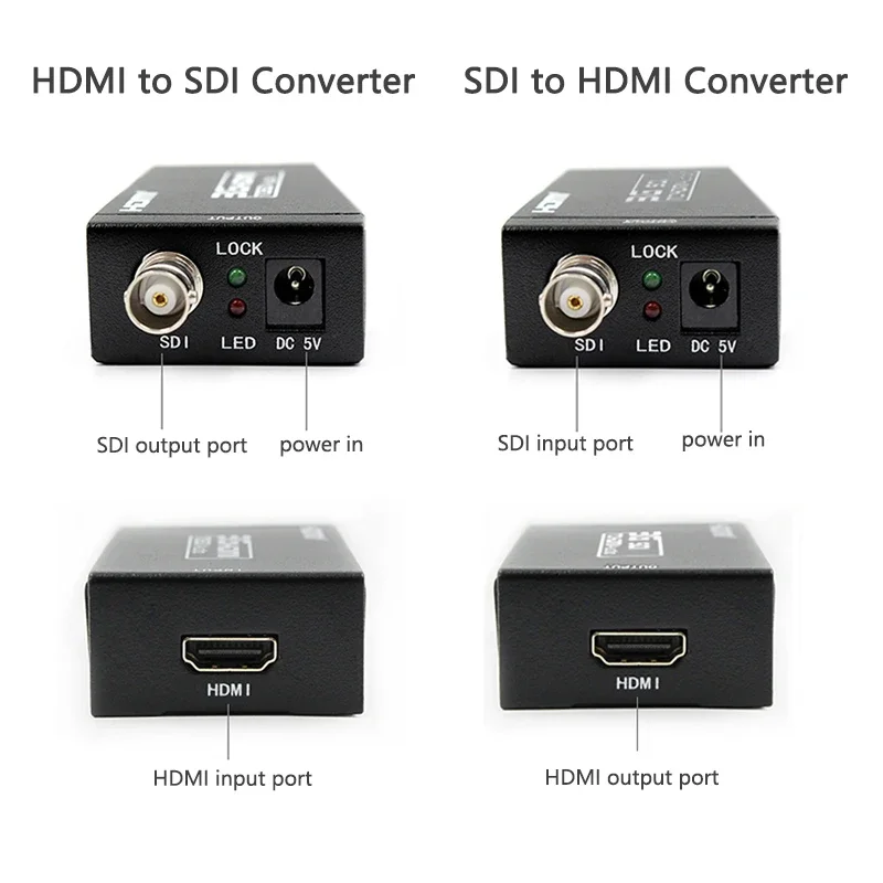 3G HDMI إلى SDI محول محول SDI إلى HDMI محول الصوت والفيديو 720P 1080P HDMI إلى BNC دعم SD HD 3G-SDI لمراقبة HDTV #2