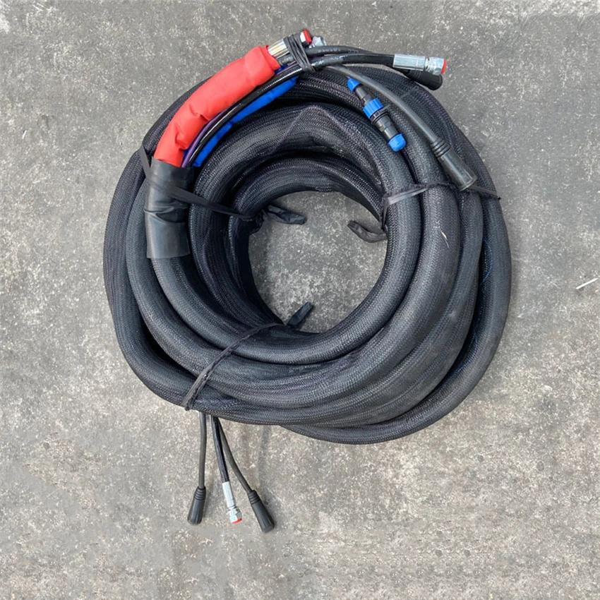 High Pressure Spray Foam Machine Accessories Polyurethane PU Foam Hose Heating Hose Heater Pipe 5700PSI 15 Meters 3/8-inch 9.5mm