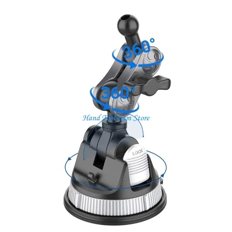 H37F Adjustable Phone Holder Stand Universal Windshield Dashboards Suctions Cup Mount