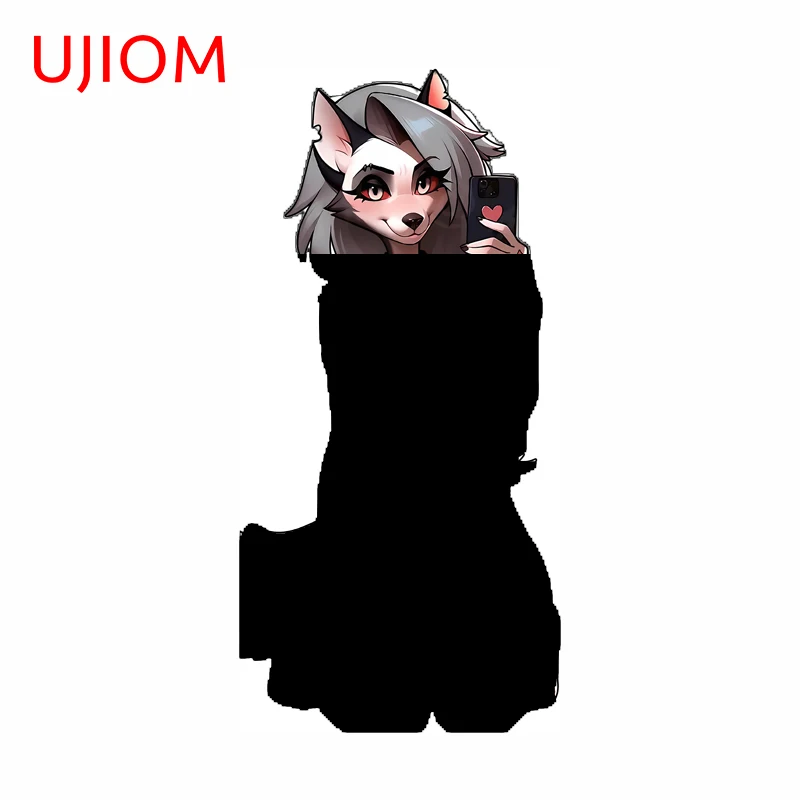 UJIOM Loona Furry Wall Sticker Artistic Elegant Eye Catching Waterproof Game Room Decal Vinyl Room Decoration Accessories