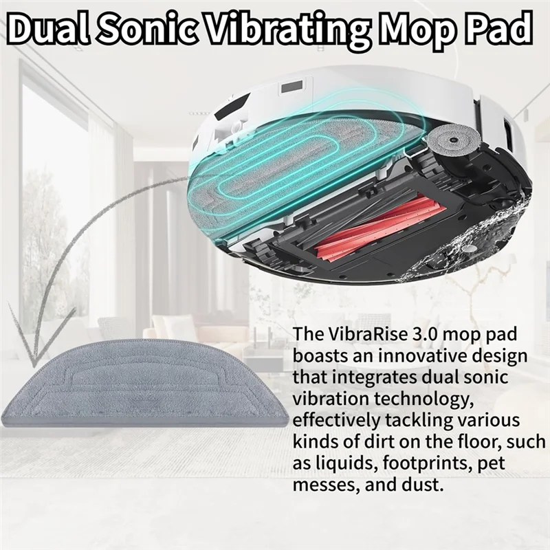 

HHO-запасные части для Roborock S8 Max Ultra/S8 Maxv Ultra, комплект аксессуаров для пылесоса HEPA-фильтры, мешки для пыли