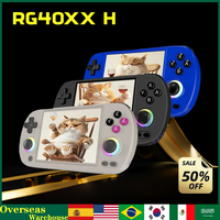 ANBERNIC RG40XX H Handheld Game Console Linux System Joystick RG40XXH Console Rgb Lighting Effect Video Player 256g 300+psp Game