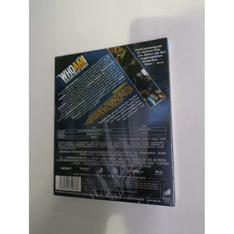Blu-ray Disc Who Am I No System Is Safe Real Photo Shot Brand New Unopened