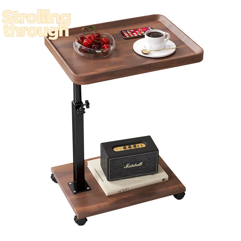 

Подъемный передвижной столик-тумба для спальни, простой, для съемного жилья, для угла дивана в гостиной