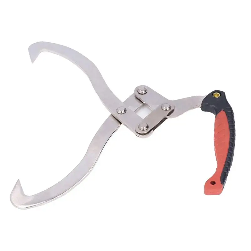 A11E-Firewood Tongs Hook Claw Log Lifter Grapple Log Lifting Grapple Hook Wood Working Claw For Garden Wood Handling