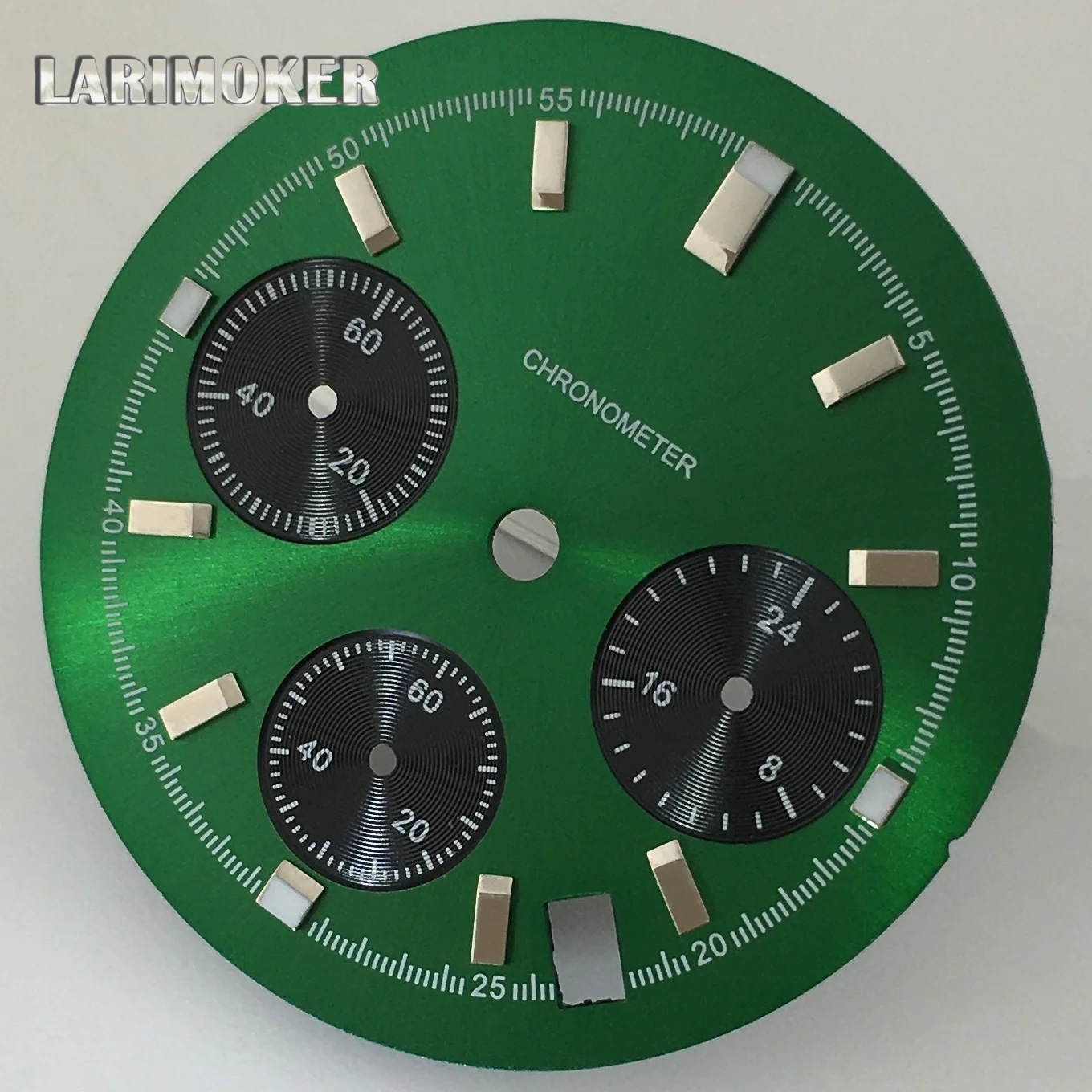 30mm Oanda Watch Dial, Green Luminous, Suitable For VK63 Electronic Quartz Watch Accessories, Featuring A Calendar Window