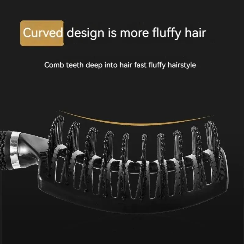 Big Bend Rib Comb Hairbrush Air Cushion Comb Fluffy Hair Volume Styling Tools Dormitory Supplies Perfect For Everyday Use