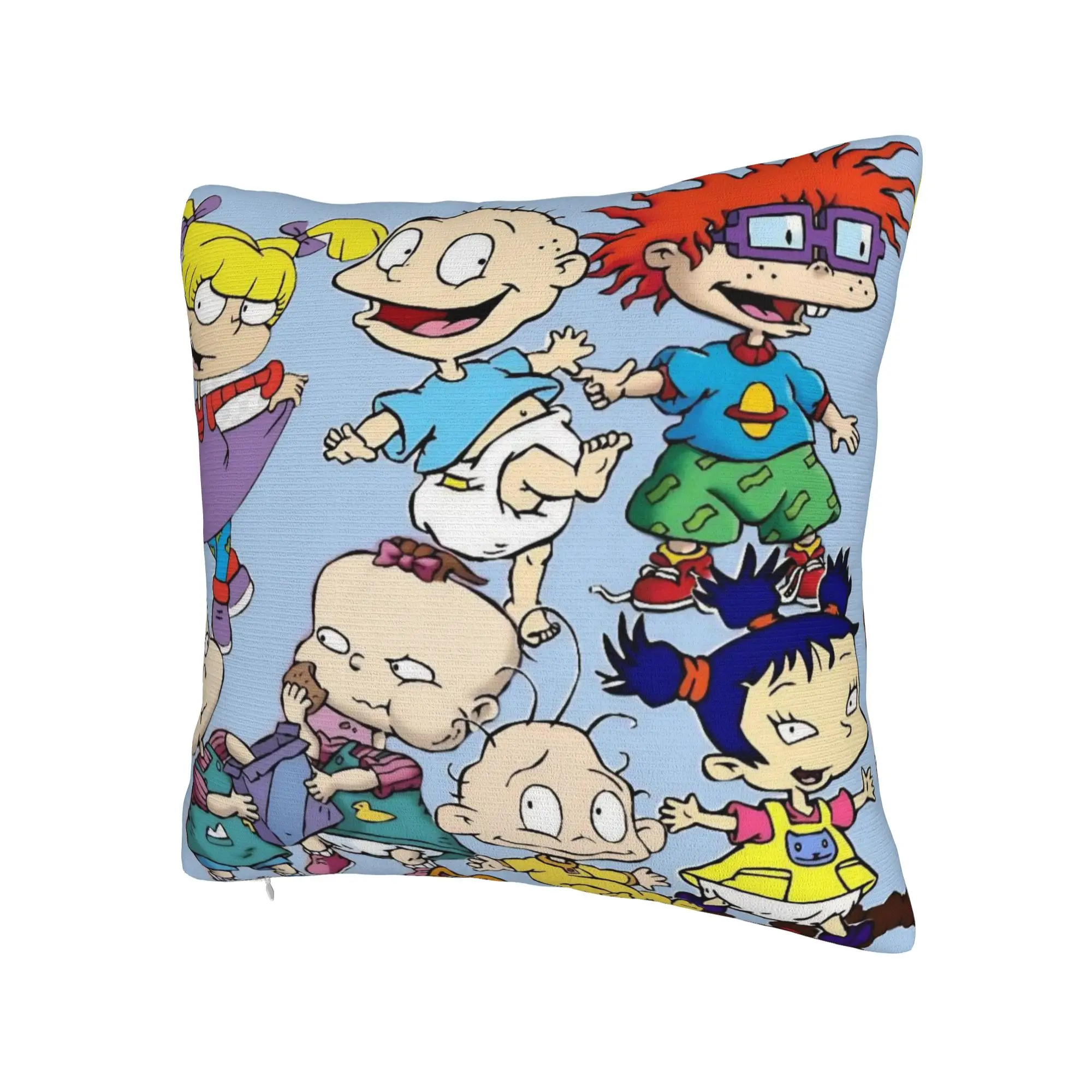 Decorative Pillow Covers Cartoon R-Rugrats Accessories Seat  Throw Pillow Case Cover Square Multi Size