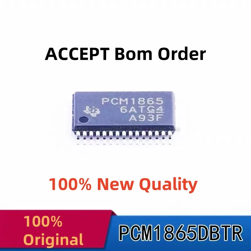 2-10Pcs 100% New Original PCM3060PWR PCM3060 TSSOP28 PCM1865DBTR PCM1865 TSSOP30 Brand new original chips ic