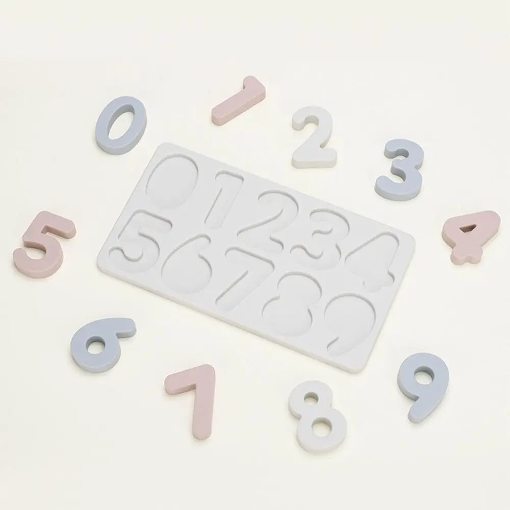 

Creative Early Education Digital Puzzle Silicone 3D Design Number Board Toy Interactive Sensory Montessori Puzzle Board