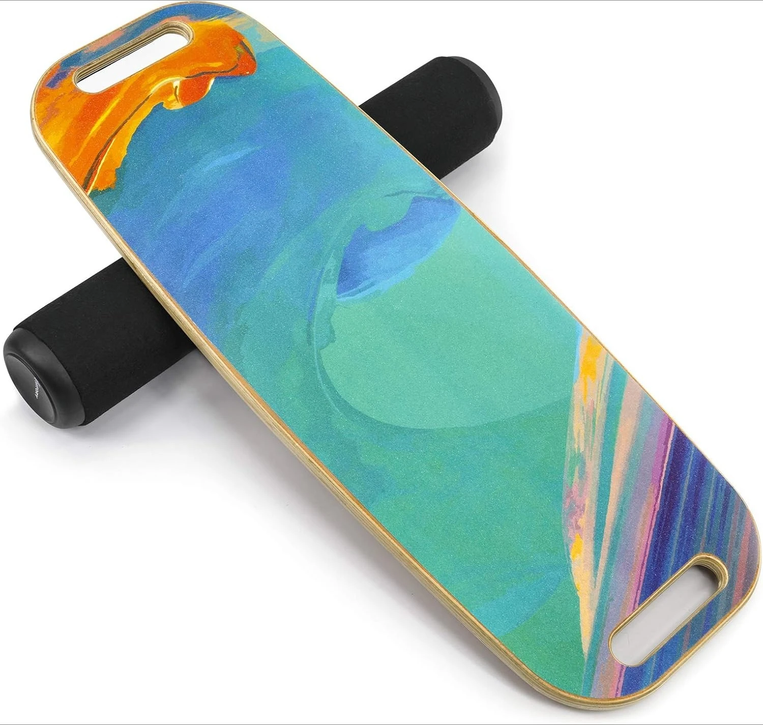 

Balance Board Trainer with Handle, Roller Board with Adjustable Stoppers – 3 Different Distance Options 4, 13 and 22 inches
