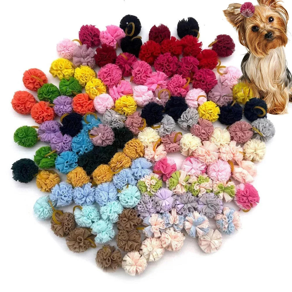 10/20/30PCS Pet Dog Bows Small Dog Bowknot Pet Grooming Hair Bows for Small Dog Accessoreis