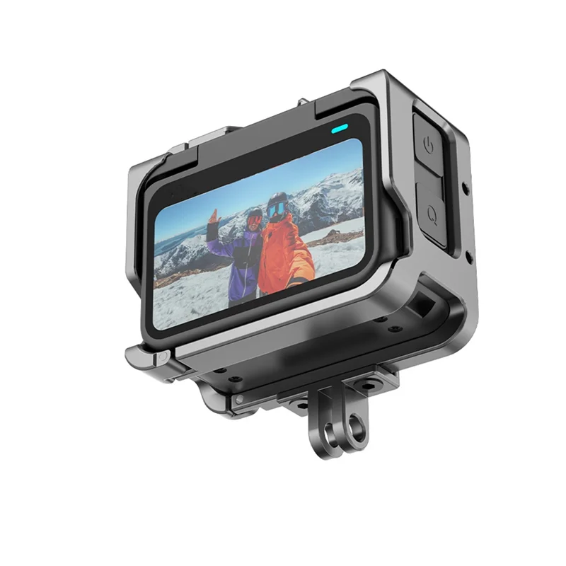 A34M-Flymile Cage untuk Insta360 GO 3 / GO3S Casing Bingkai Pelindung Sangkar Kamera Aksesori Dudukan Rilis Cepat Magnetik