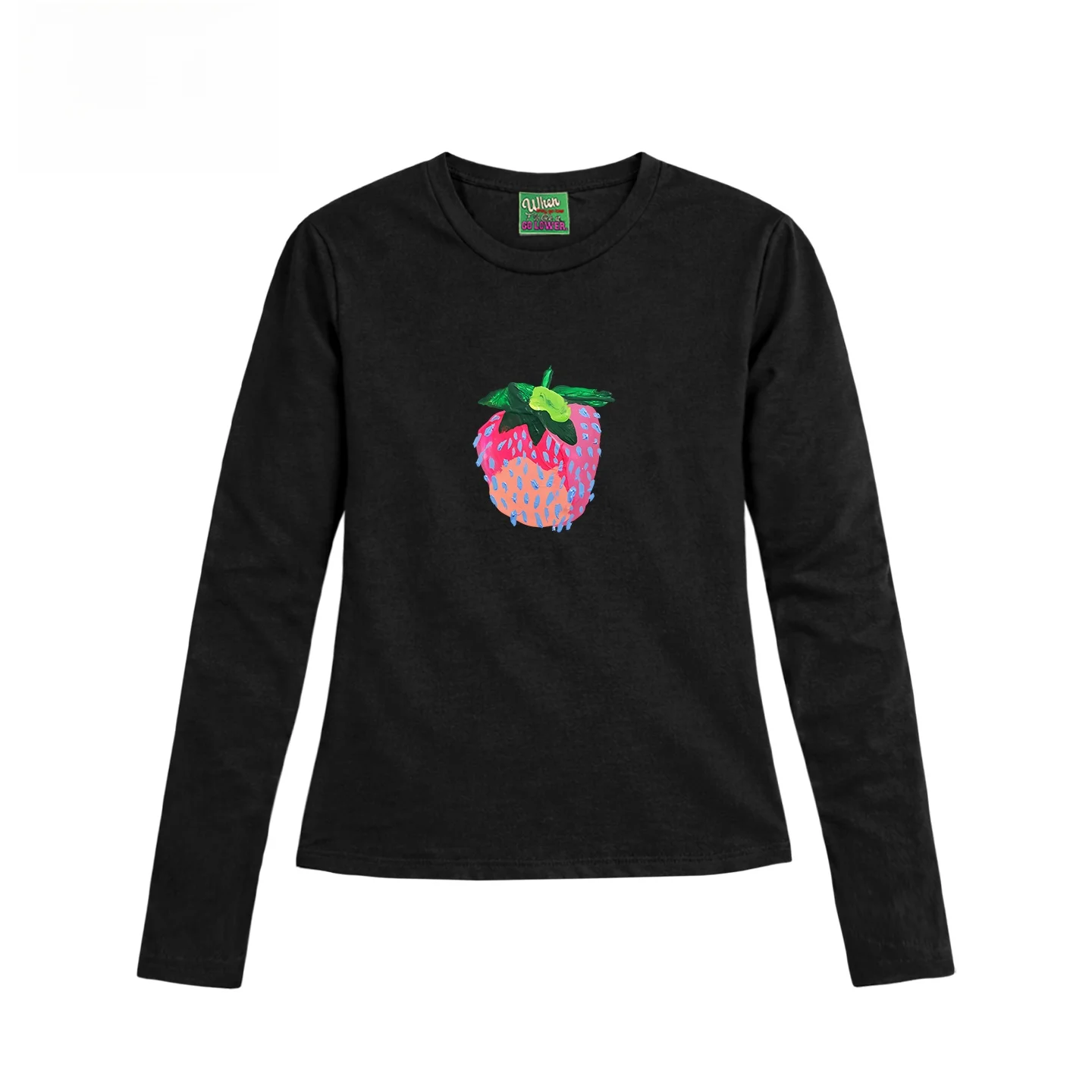 

Artist JHYQ Unique Design Y2K Spicy Girl T-shirt Fruit And Vegetable Print Trendy Luxury Casual Fashion Spring Collection