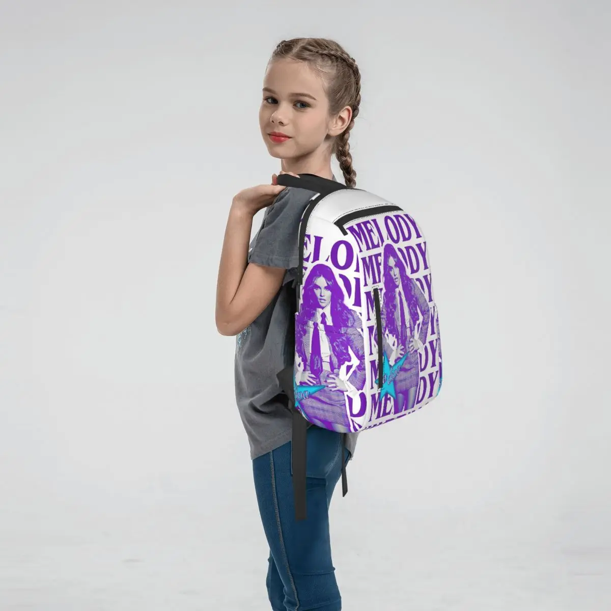 Melody Esa Diva Spain Eurovision Merch (5) Backpack Large Capacity Boys Girls BookBag School Bag Shoulder Bags for Men Women